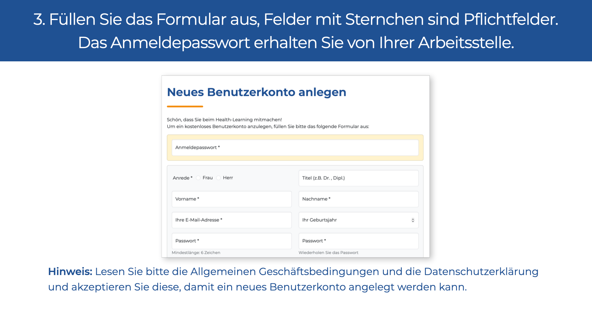 Anleitung: E-Learning Schritt für Schritt erklärt, Seite 4